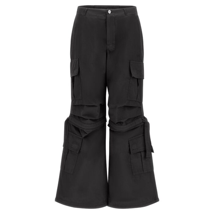 pantaloni cargo freddy neri- didisport shop online